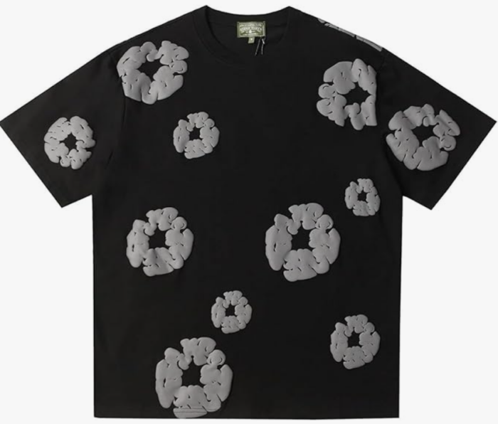 Denim Tears T-Shirt Black - Image 1