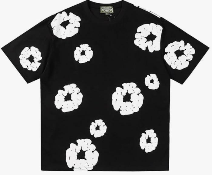Denim Tears T-Shirt Black/White - Image 1