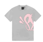 Syna World T-Shirt Logo Tee Pink Grey