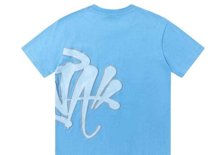 Syna World Logo T-shirt Blue - Image 2