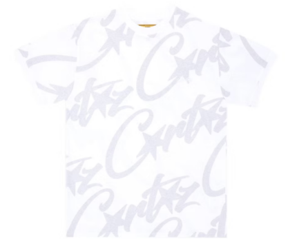 Corteiz Allstarz Allover T-shirt White