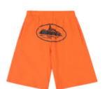 Corteiz OG Alcatraz Shorts Orange