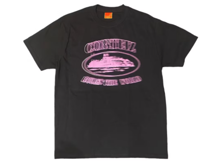Corteiz CRTZ T-shirt Black/Pink
