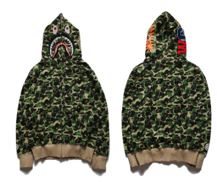 BAPE Sta Camo Shark Full Zip Hoodie
