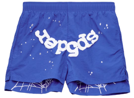 Sp5der OG Web Double Layer Short Blue