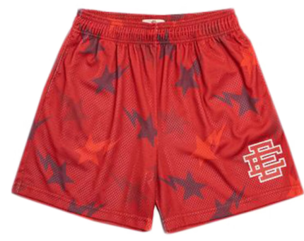 Eric Emanuel x BAPE EE Red Shorts