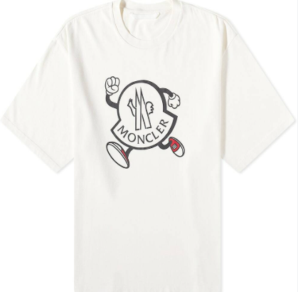 Moncler Running Logo T-Shirt White