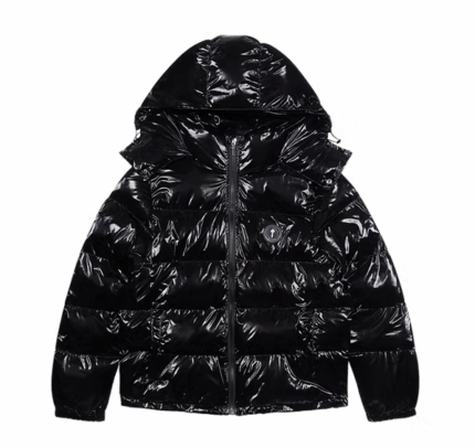 Trapstar Black Patent Leather Jacket