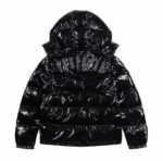 Trapstar Black Patent Leather Jacket - Image 2