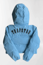 Trapstar Woman Puffer Jacket Baby Blue - Image 2