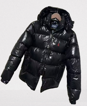 Polo Puffer Jacket Black
