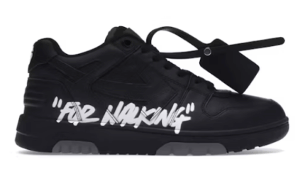 OFF-WHITE "For Walking" Low Black White