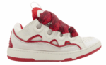 Lanvin Curb Sneaker White Red